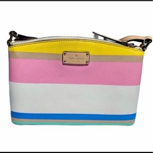 kate spade NY grove street millie dunestripe bag